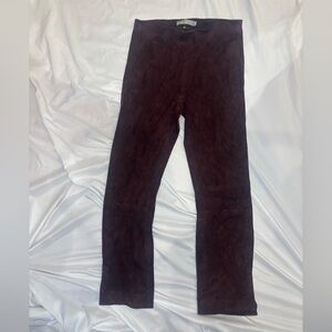 Vince small crushed velvet Leggings